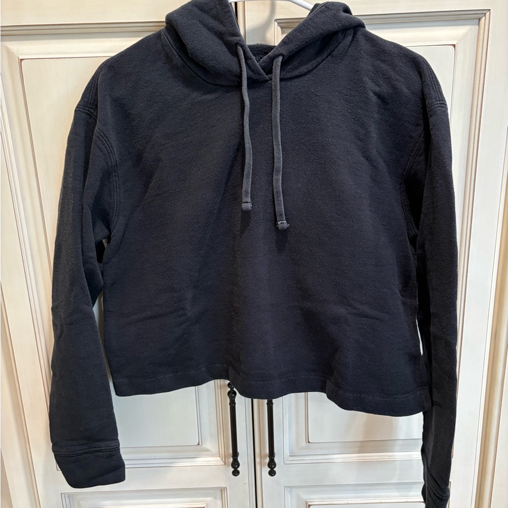 *Ultra Rare* James Perse Montecito Hoodie in faded black